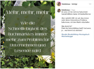 Screenshot des Instagram-Beitrags